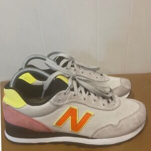 New Balance 515 Sneakers Suede Multi‎ Running Shoes Retro Style Women's Size 8.5